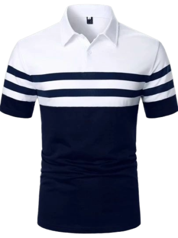 Chest Stripe Piqué Polo