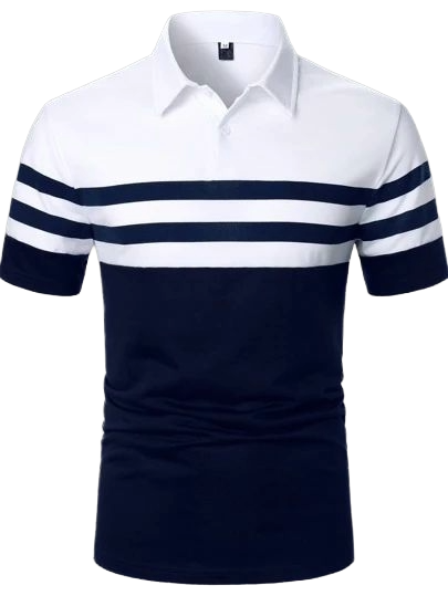 Chest Stripe Piqué Polo