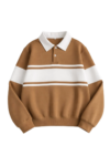 Long Sleeve Rugby Sweatshirt