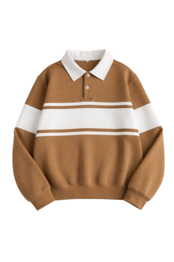 Long Sleeve Rugby Sweatshirt